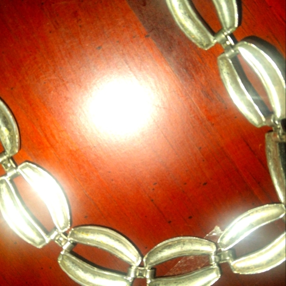 Sterling Silver Link's Choker Chain - Picture 2 of 2